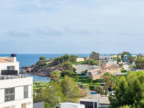 Blick von der Unterkunft