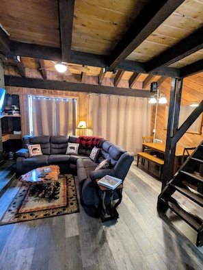 TV connectée, cheminée