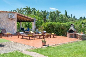 Terrace/patio - Rural retreat in the heart of nature: enjoy tranquility and privacy (Pollença)