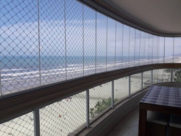 Interior - Beautiful view of the seafront !!! Praia Grande - Aviation  (Aviação)