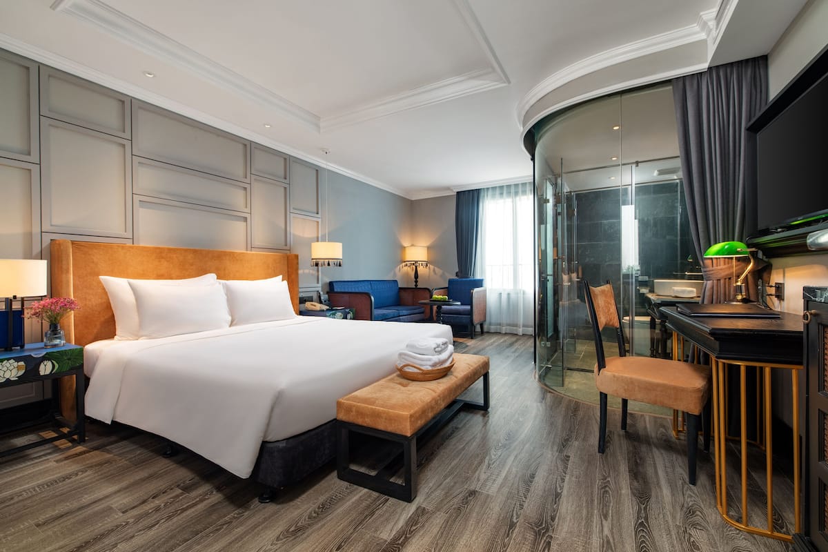 Solarium Double/Twin Room | Sängtillbehör av högsta kvalitet, bäddmadrasser och minibar