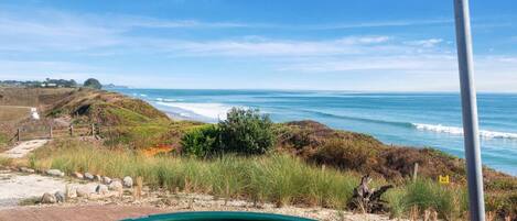 Vue depuis lâhĂ©bergement