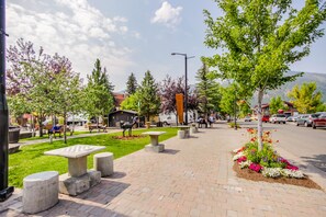 Property grounds - Newly-updated dog-friendly condo w/wood fireplace- walk to Warm Springs Lifts (Ketchum)