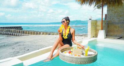 Oceanfront 2BR Luxe Infinity Pool Marble Bath Villa Nautilus