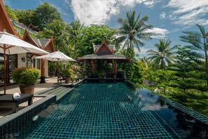 Outdoor pool - Classy 4-BR Seaview Villa at Surin Beach (Choeng Thale)