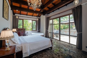 Luxury Villa | 4 bedrooms, in-room safe, blackout curtains, free WiFi - Classy 4-BR Seaview Villa at Surin Beach (Choeng Thale)