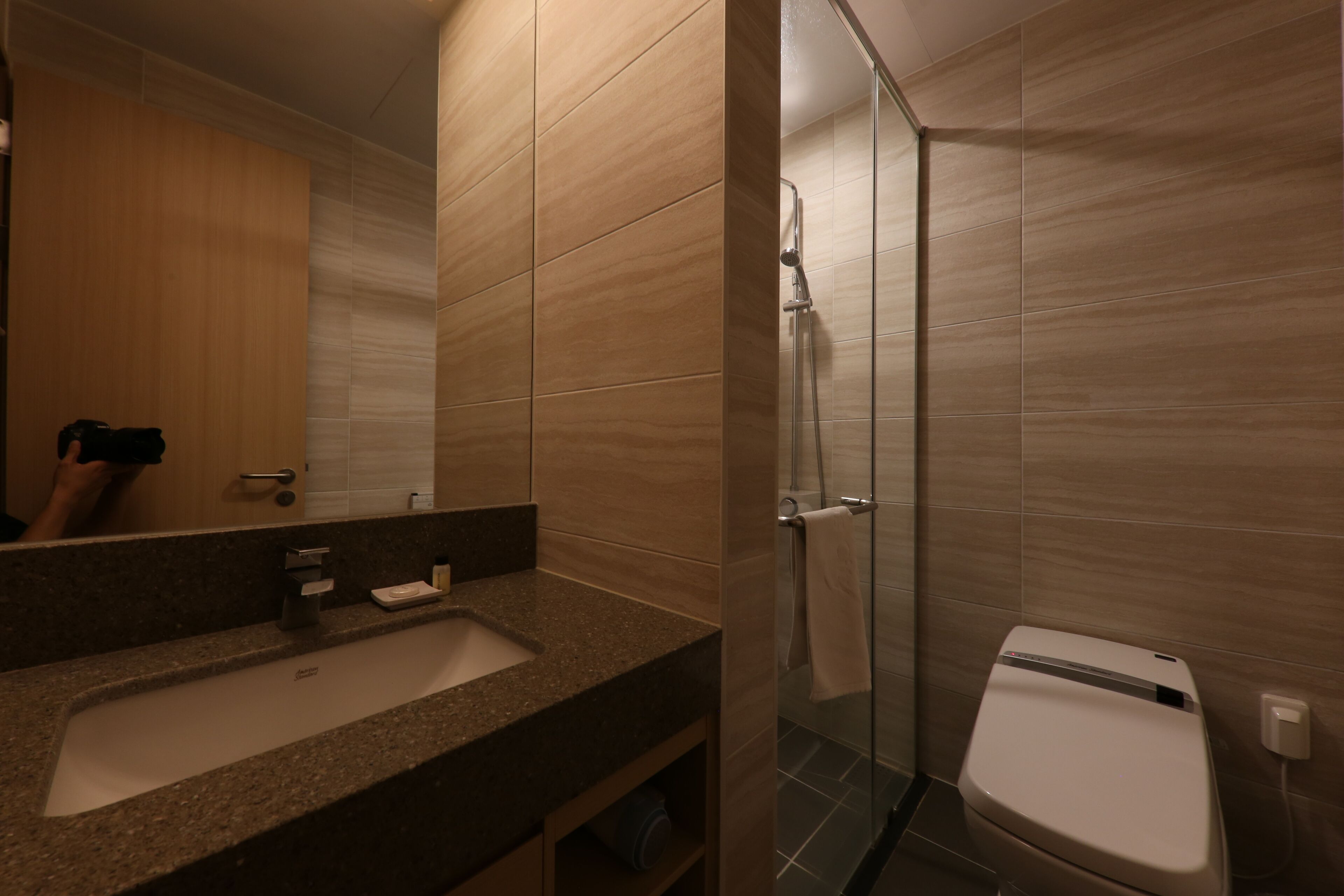 free toiletries, hair dryer, bathrobes, slippers