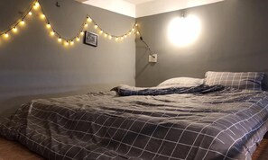 Blackout drapes, iron/ironing board, free WiFi