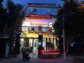 Front of property – evening/night