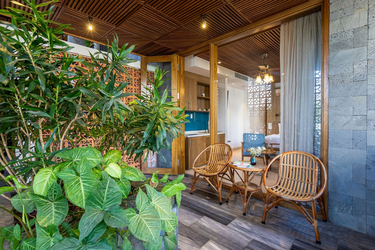 Deluxe-studiolejlighed - balkon - byudsigt (Garden View) | Udsigt fra balkon