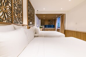 Suite estudio familiar, vista a la alberca | Vista desde la habitación