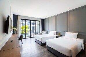 Deluxe Twin Room, Pool View | View from room