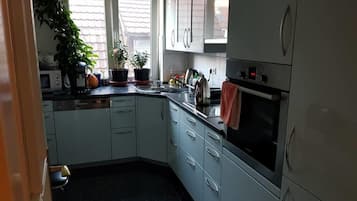 Apartment | Private kitchen | Fridge, oven, stovetop, dishwasher