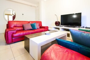 Luksusleilighet | Oppholdsområde | Flatskjerm-TV