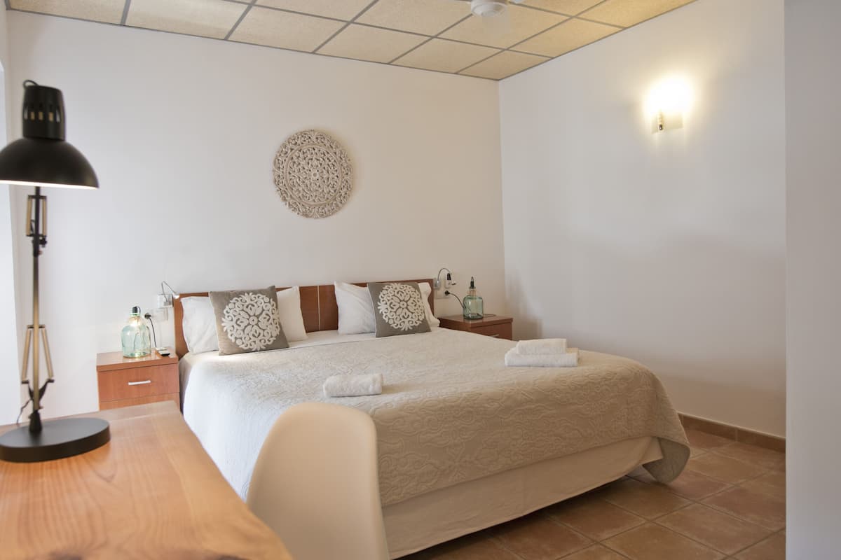 deluxe double room, 1 bedroom, non smoking | 1 bedroom, down duvets, memory-foam beds, individually furnished