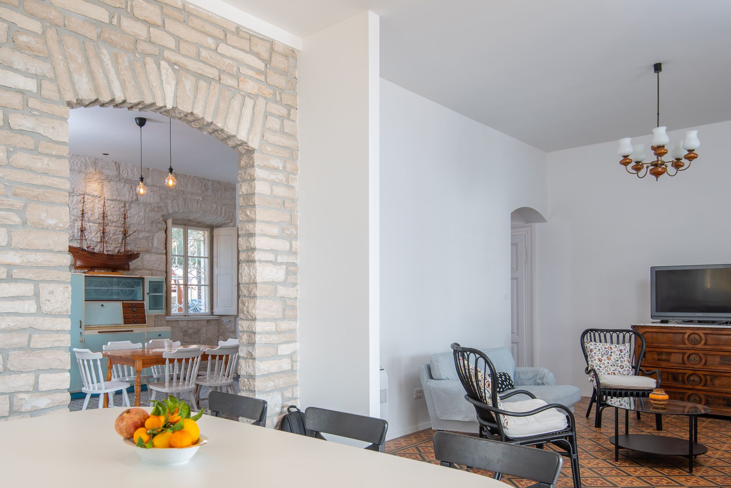 Villa, 4 chambres | Coin séjour