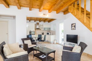 House, 3 Bedrooms | Living area | Flat-screen TV