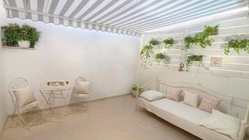 Villa, 4 Bedrooms | Living area | 40-inch LCD TV with cable channels, TV