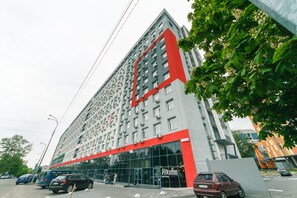 Overnatningsstedets facade