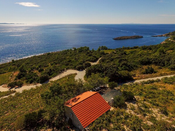 Aerial view - Country Home Dingač (Orebic)