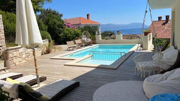 Una piscina riscaldata