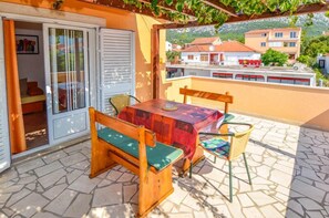 Apartment, 2 Bedrooms, Terrace, Sea View | Terrace/patio - Apartments Karla (Orebic)