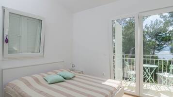 Huoneisto, 2 makuuhuonetta, parveke | Äänieristys, ilmainen Wi-Fi, vuodevaatteet