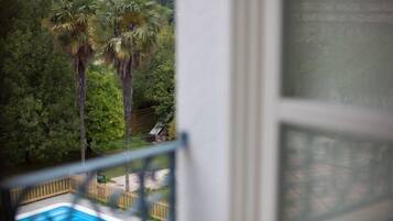 Uitzicht vanaf balkon