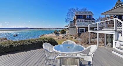Sunset Cove: Waterfront home in Goose Cove section of Gloucester.
