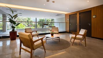 Lobby sitting area