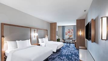 Estúdio, 1 cama Queen e sofá-cama, para não fumantes | Escrivaninha, espaço de trabalho para notebook