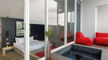 Junior Suite with a Private Jacuzzi | View from room