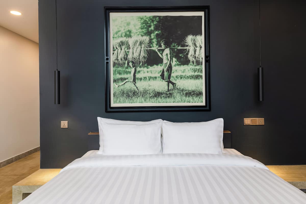 Junior Suite with a Private Jacuzzi | 1 bedroom, premium bedding, minibar, in-room safe