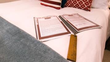 Hypo-allergenic bedding, pillow-top beds, free WiFi