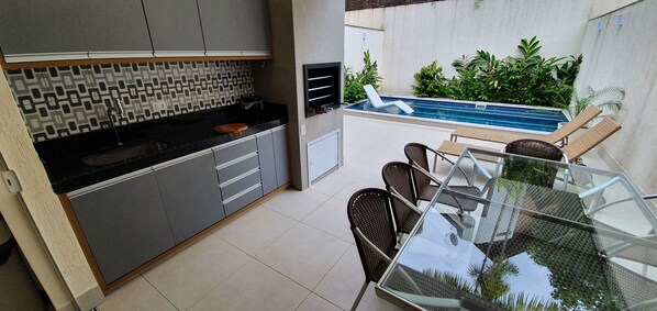 Indoor pool, a heated pool