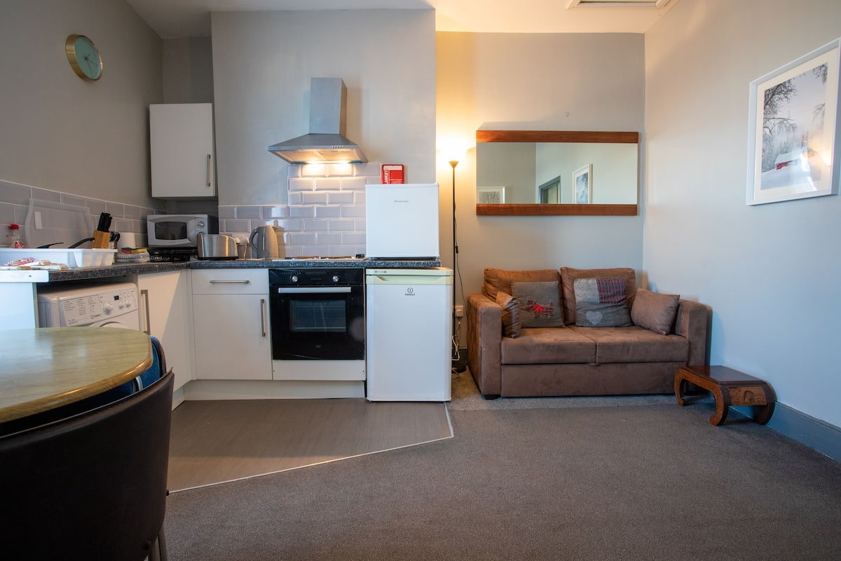 Economy Studio Flat | Living area | Flat-screen TV