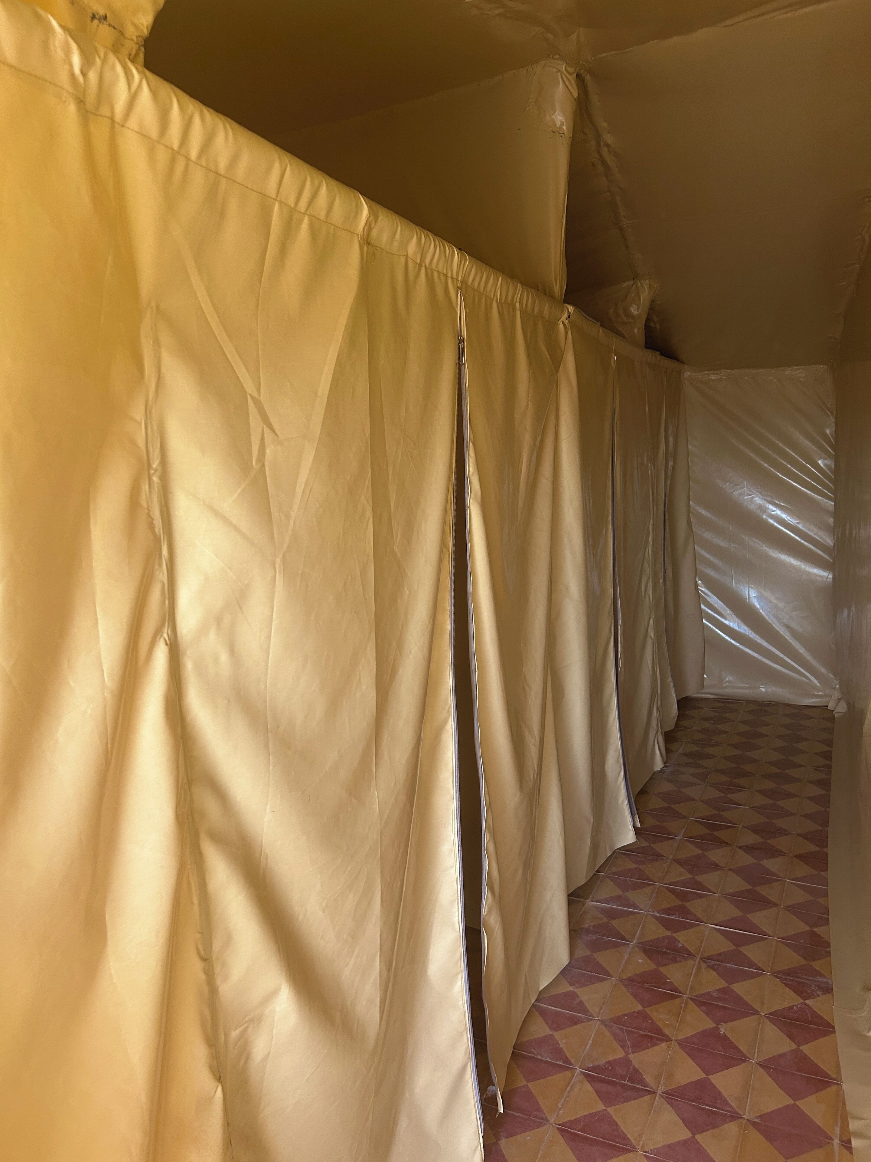 Standard Tent | Bathroom | Shower, rainfall showerhead, towels