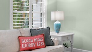 TV, books, offices - 644 Beach Bungalow | NEW Resort Pool is ★★★★★ (Naples)