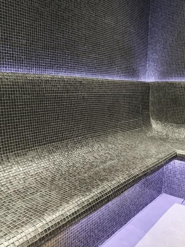 Hot tub, steam room, aromatherapy, deep-tissue massages