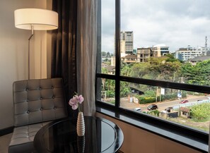 1 habitación, ropa de cama de alta calidad y minibar 