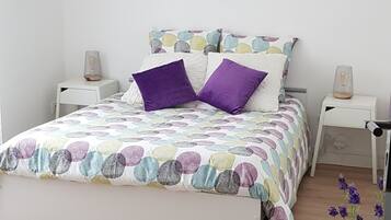 1 bedroom, desk, soundproofing, iron/ironing board