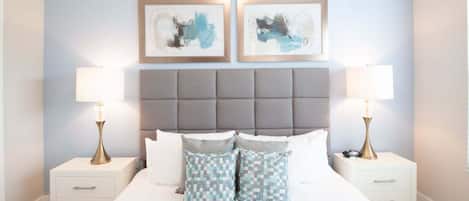 4 habitaciones, tabla de planchar con plancha, wifi y ropa de cama
