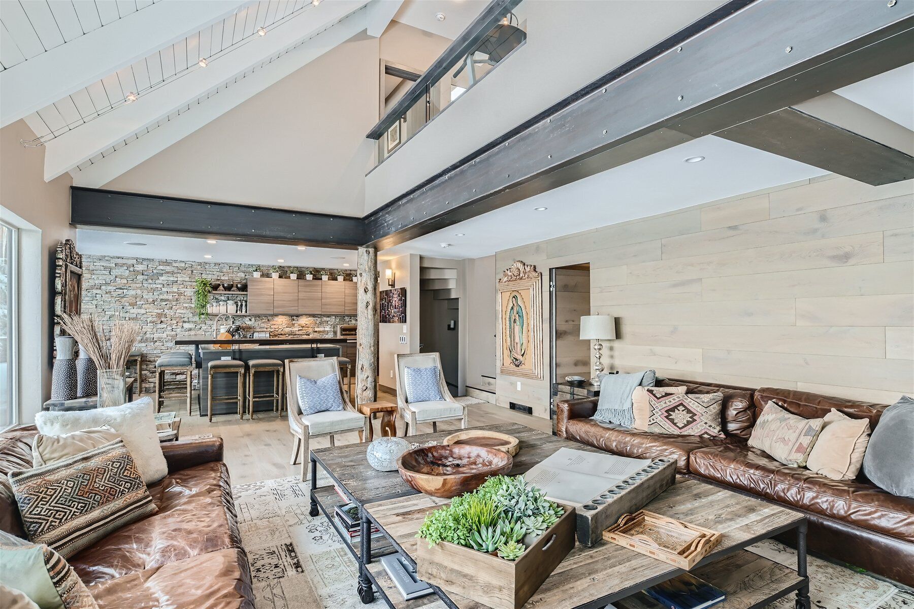 TV connectée, cheminée