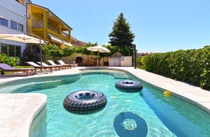 Pool - Apartment 31/41 (Istria - Valbandon), 600m from the beach (Valbandon)