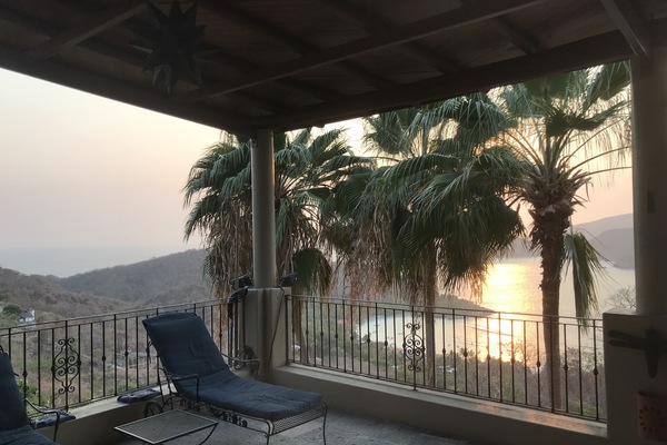 Terrace sunset