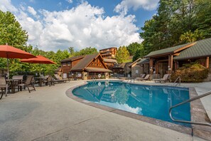 Indoor pool, outdoor pool