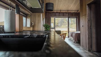 Standard Apartment | Private kitchen | Fridge, microwave, stovetop, dishwasher