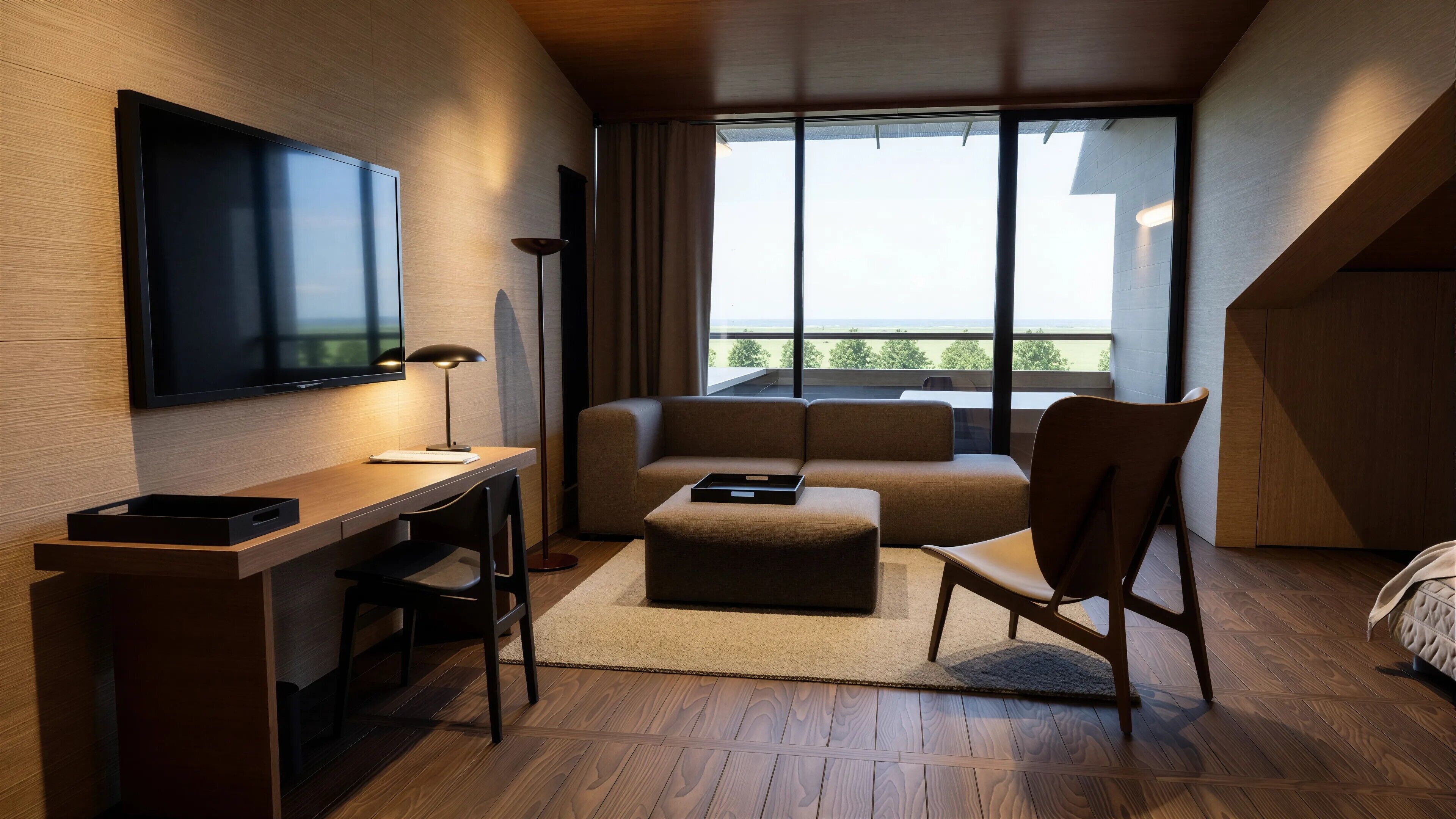 2 bedrooms, individually decorated, individually furnished