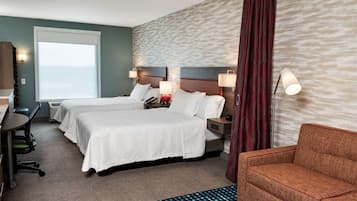 Studio, 2 Queen Beds, Non Smoking | 1 bedroom, premium bedding, in-room safe, desk