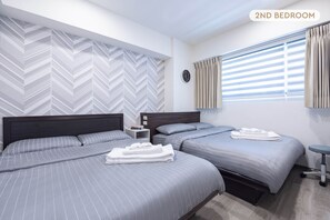 3 soverom, skrivebord, strykejern/-brett og wi-fi (inkludert)